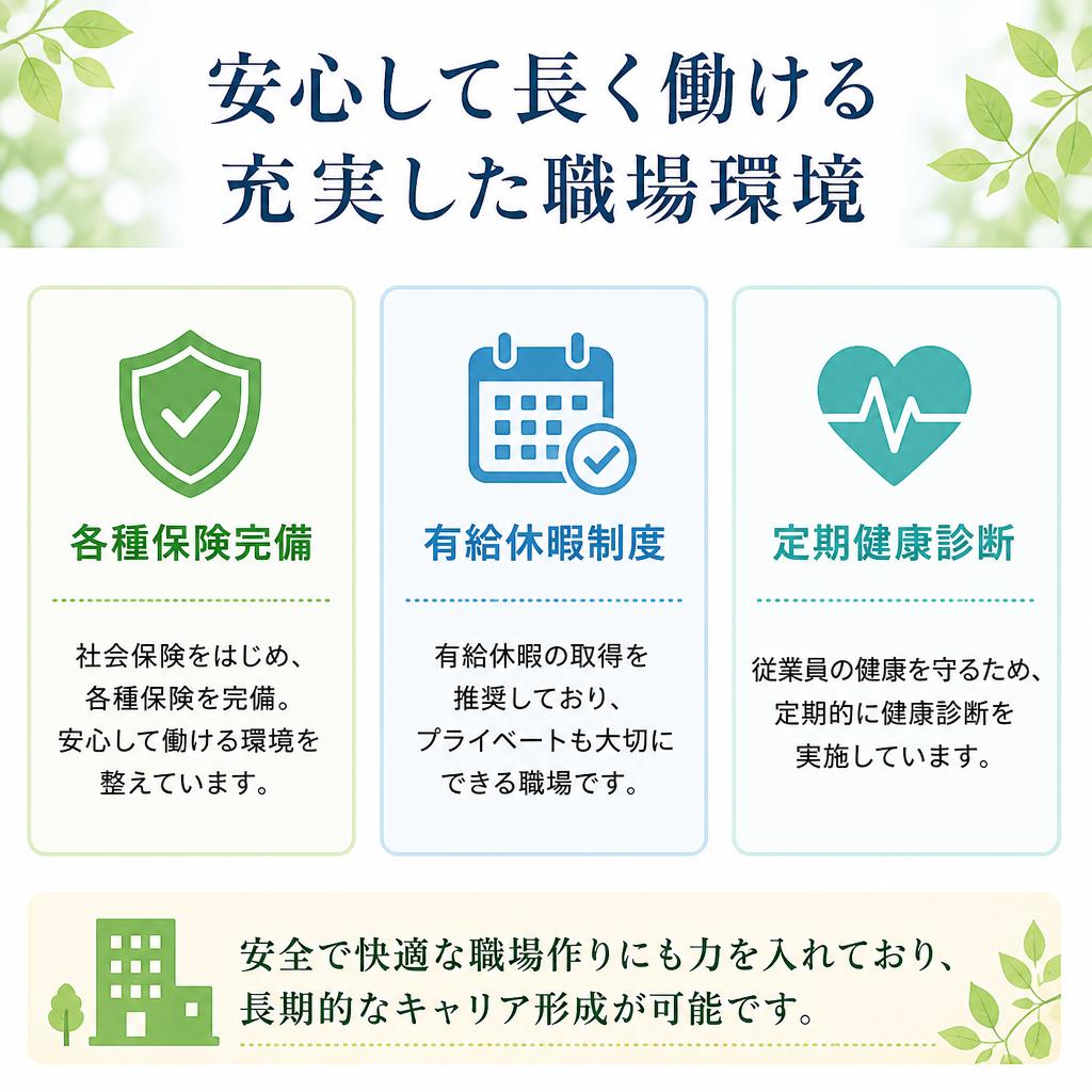 福利厚生が充実