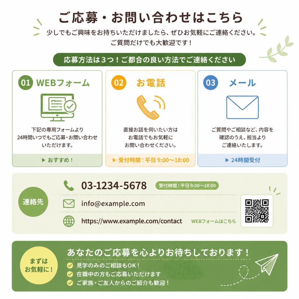 あなたの挑戦をお待ちしています！