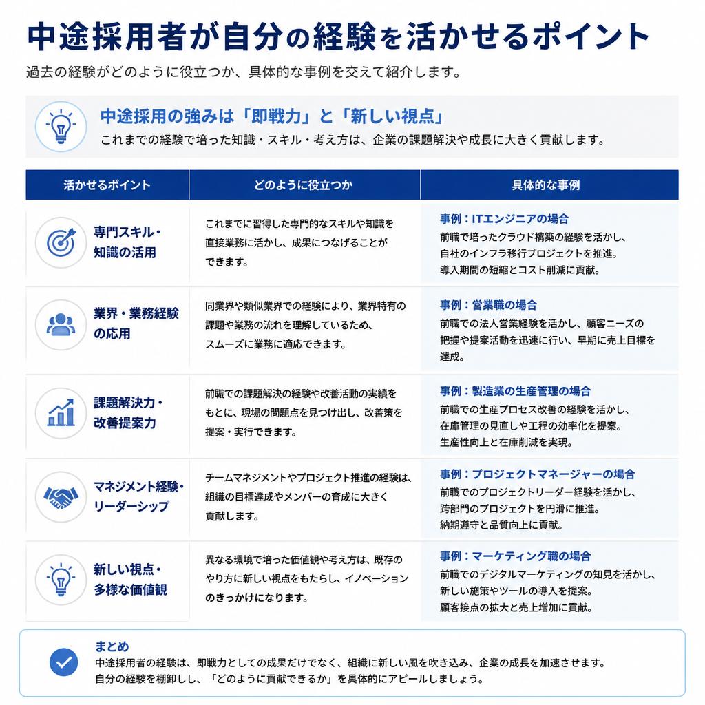 ② 経験を活かすチャンス