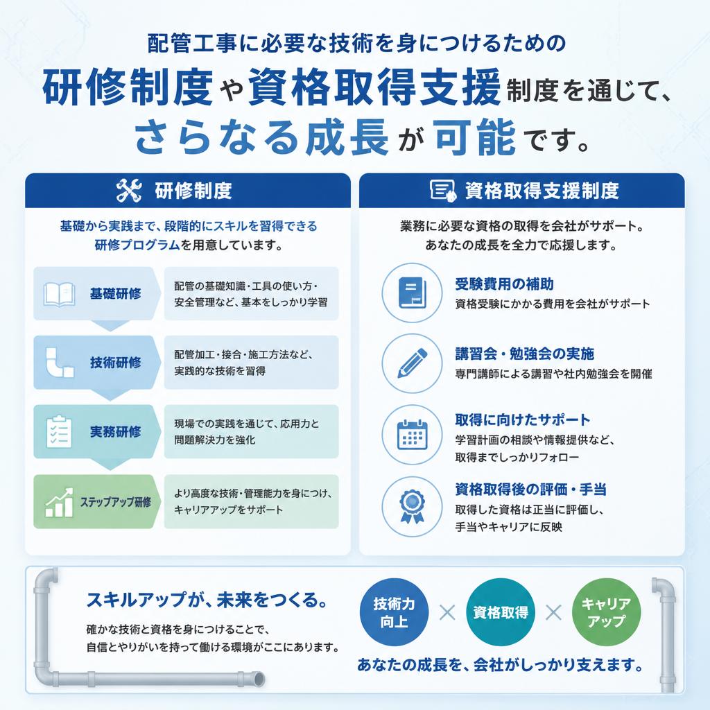 技術力向上のための研修制度