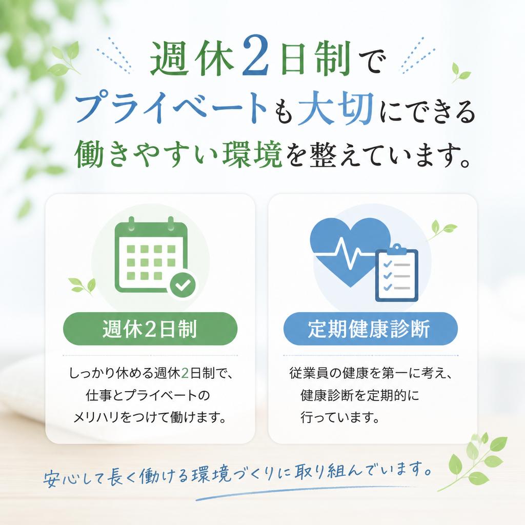 働きやすい職場環境