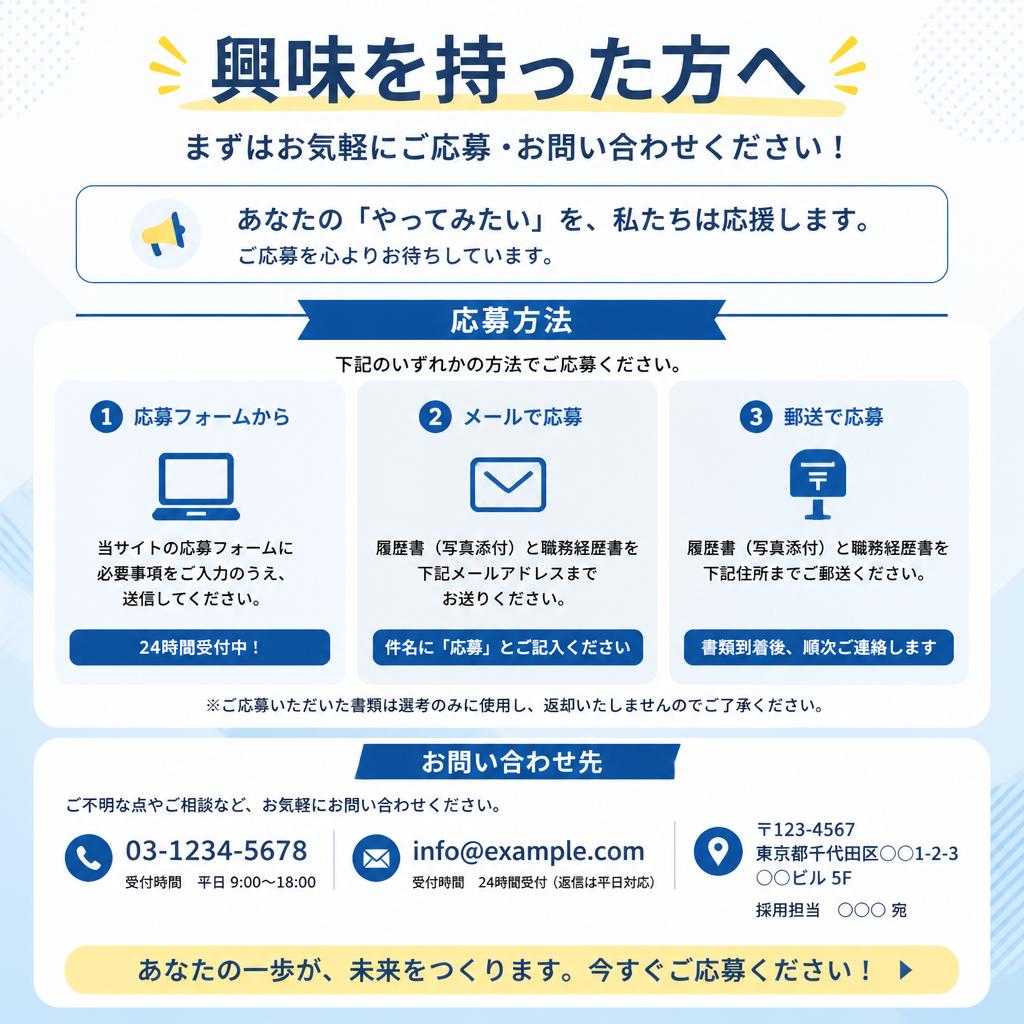 今すぐ応募を！理想の未来を手に入れよう