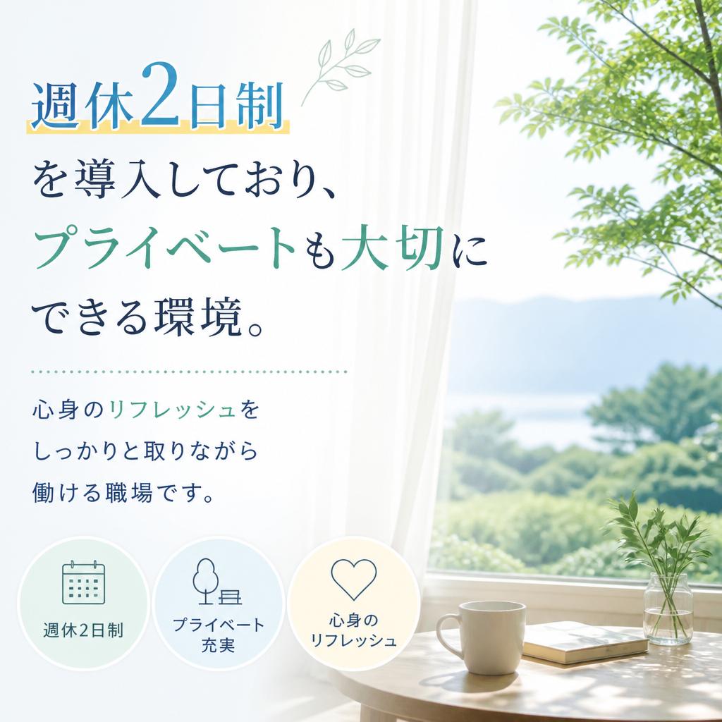 ワークライフバランスの重視