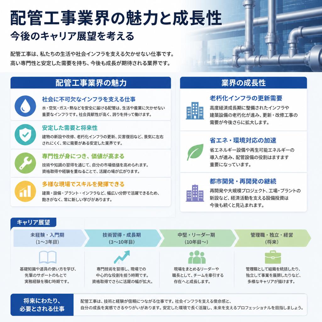 配管業界の魅力