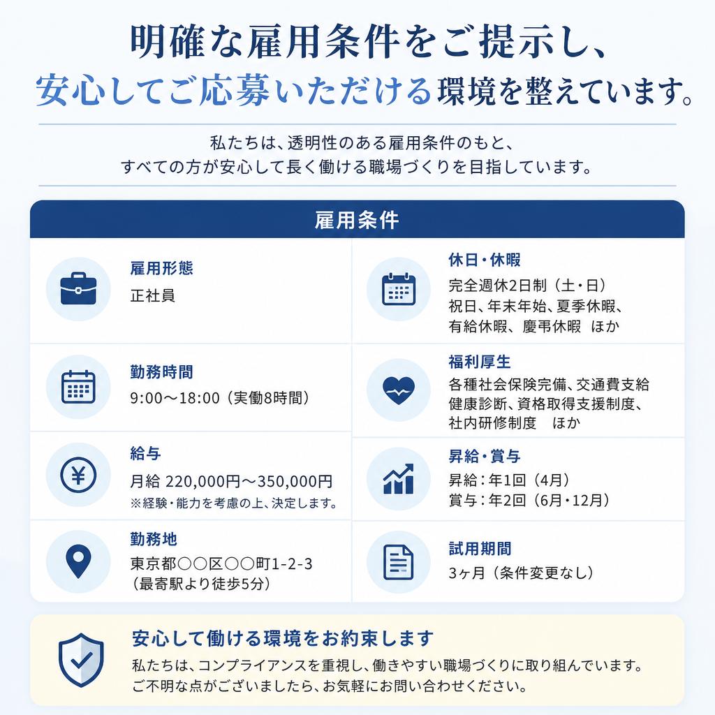 雇用条件の透明性