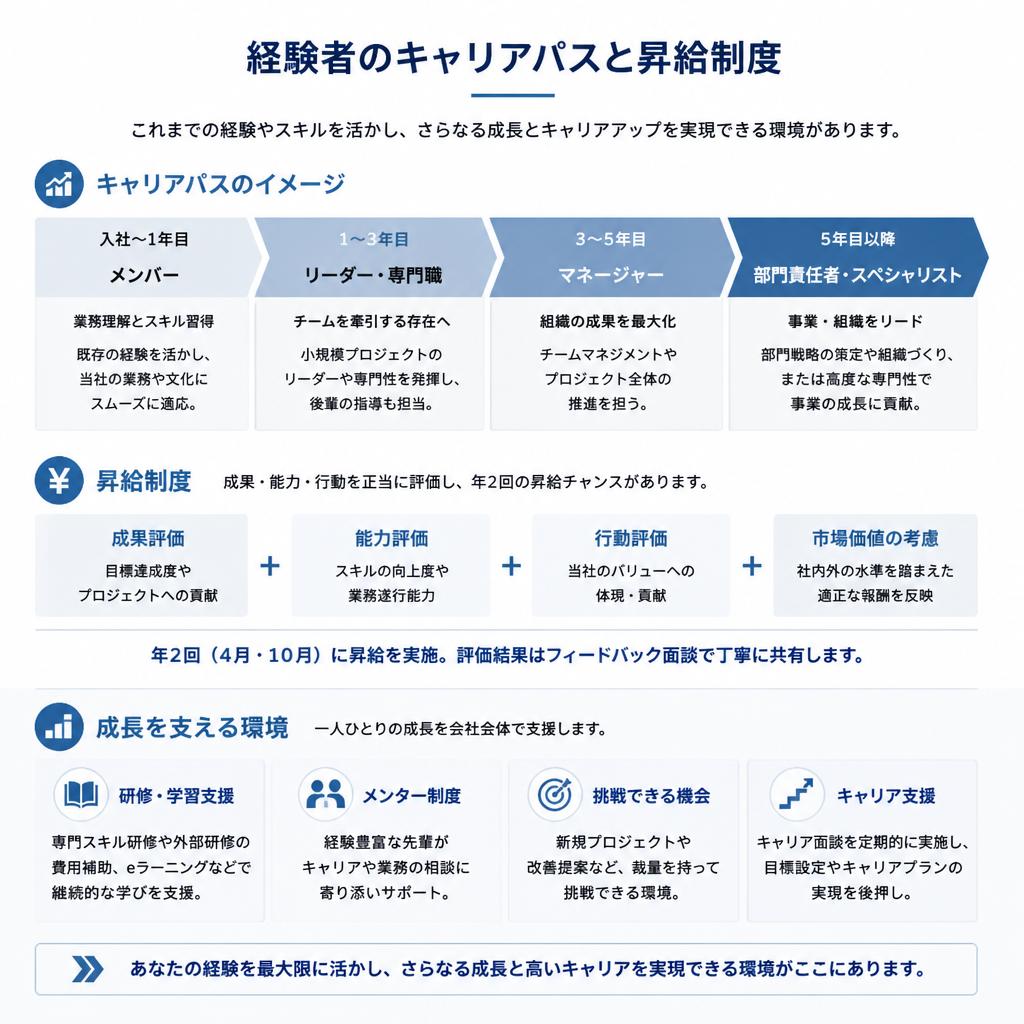 配管工のキャリアアップ