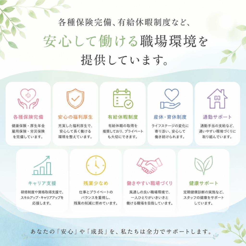 福利厚生が充実