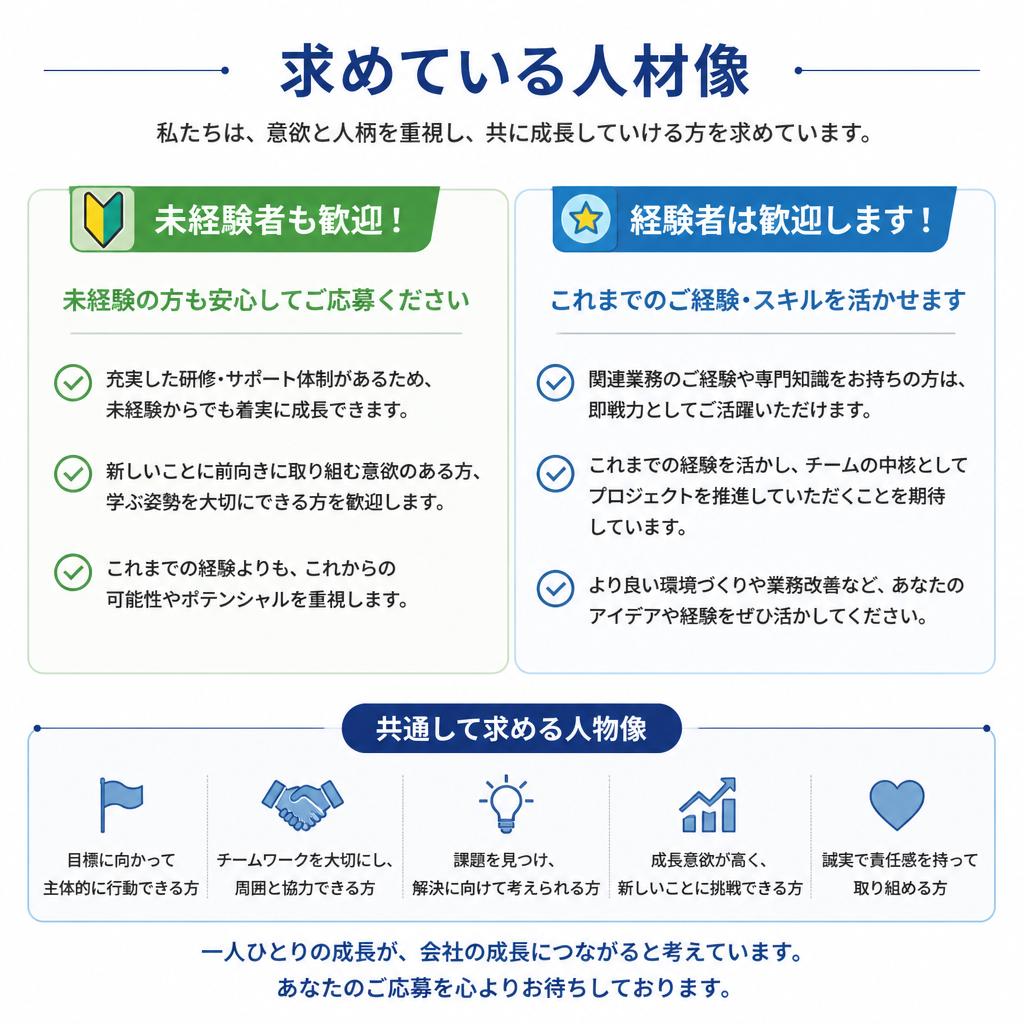 求める人物像