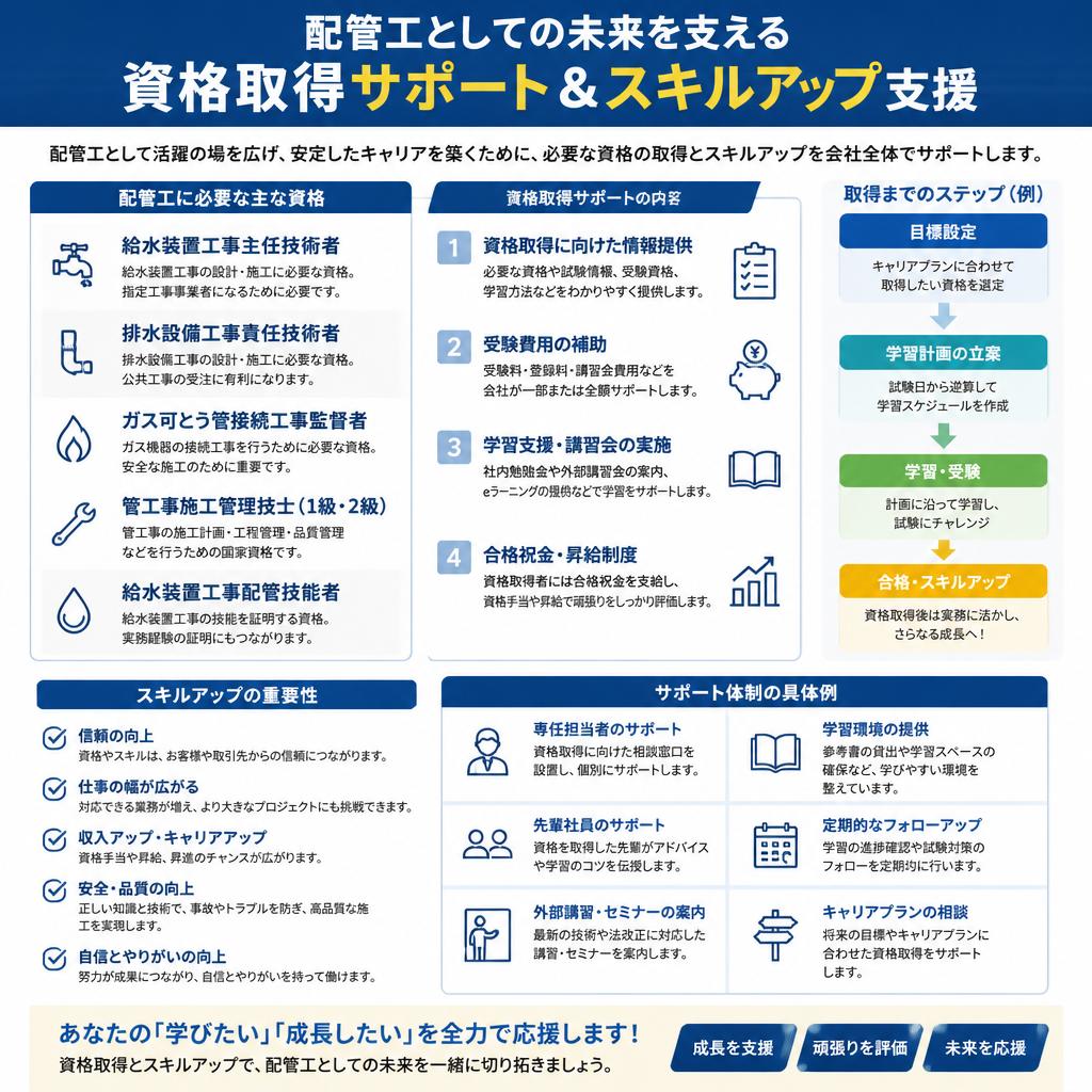 充実した資格取得支援制度