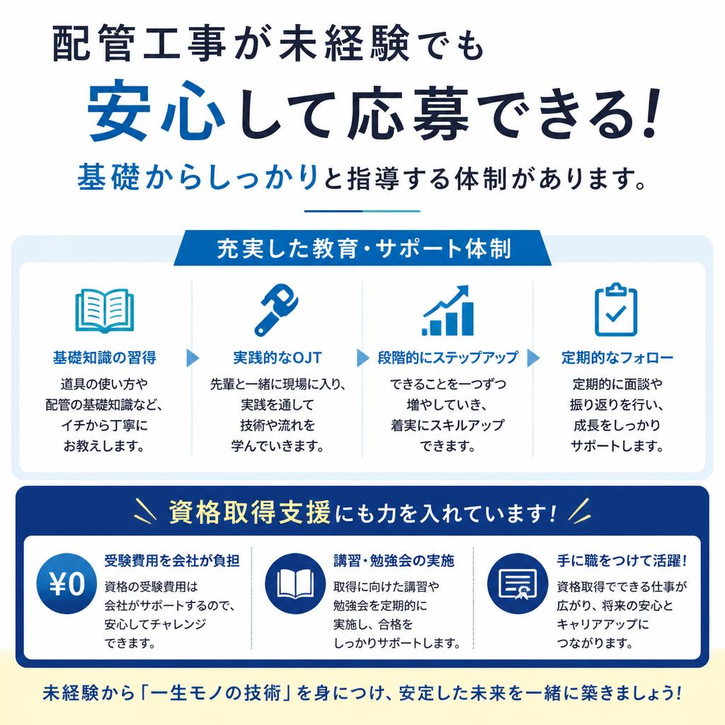 5. 未経験者を応援する体制