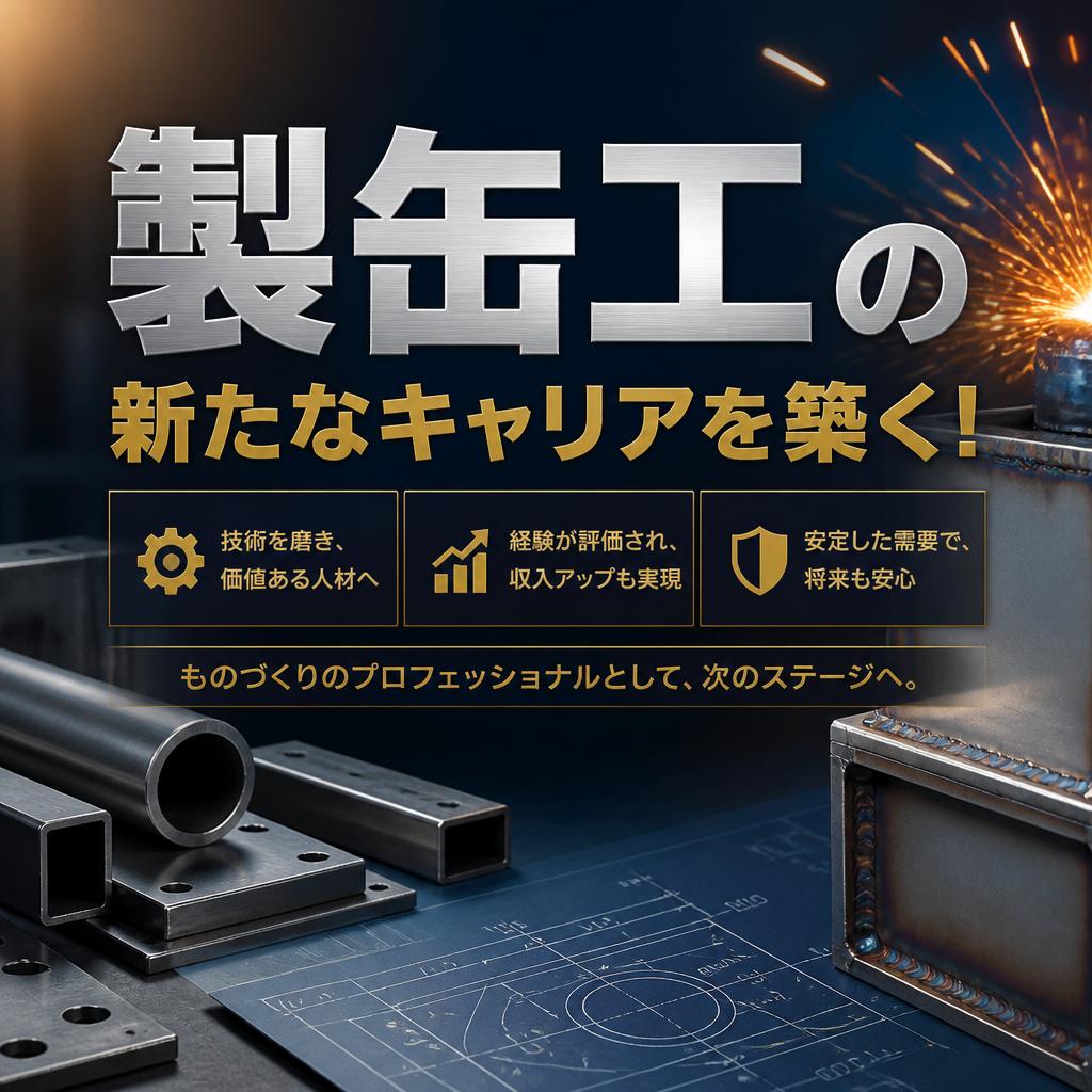 製缶工の新たなキャリアを築く！