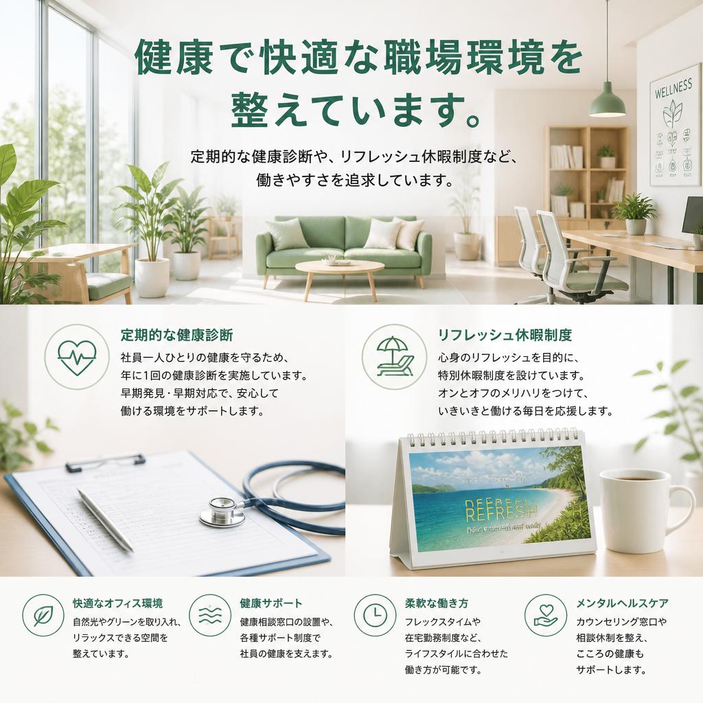 職場環境の改善に取り組む