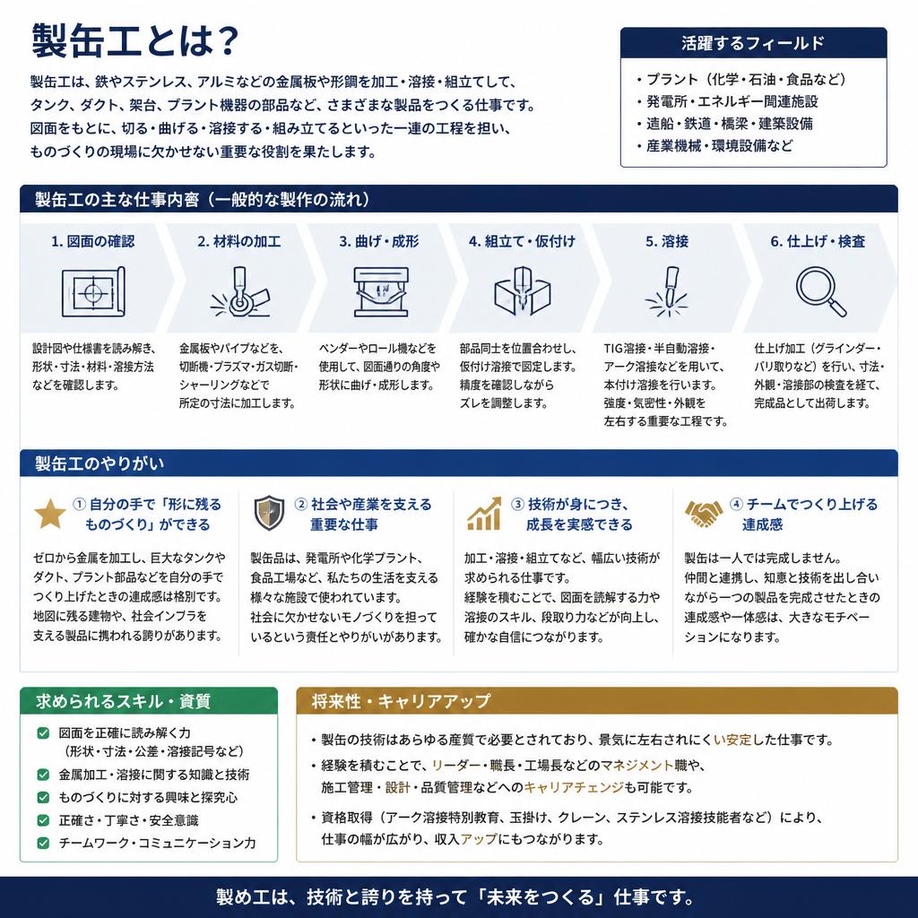 製缶工としての仕事