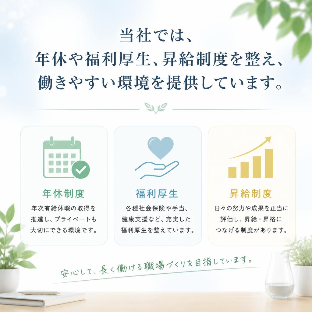 労働条件の充実