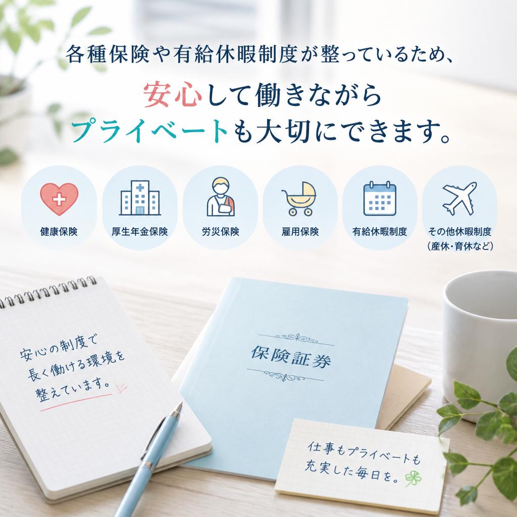 4. 充実した福利厚生