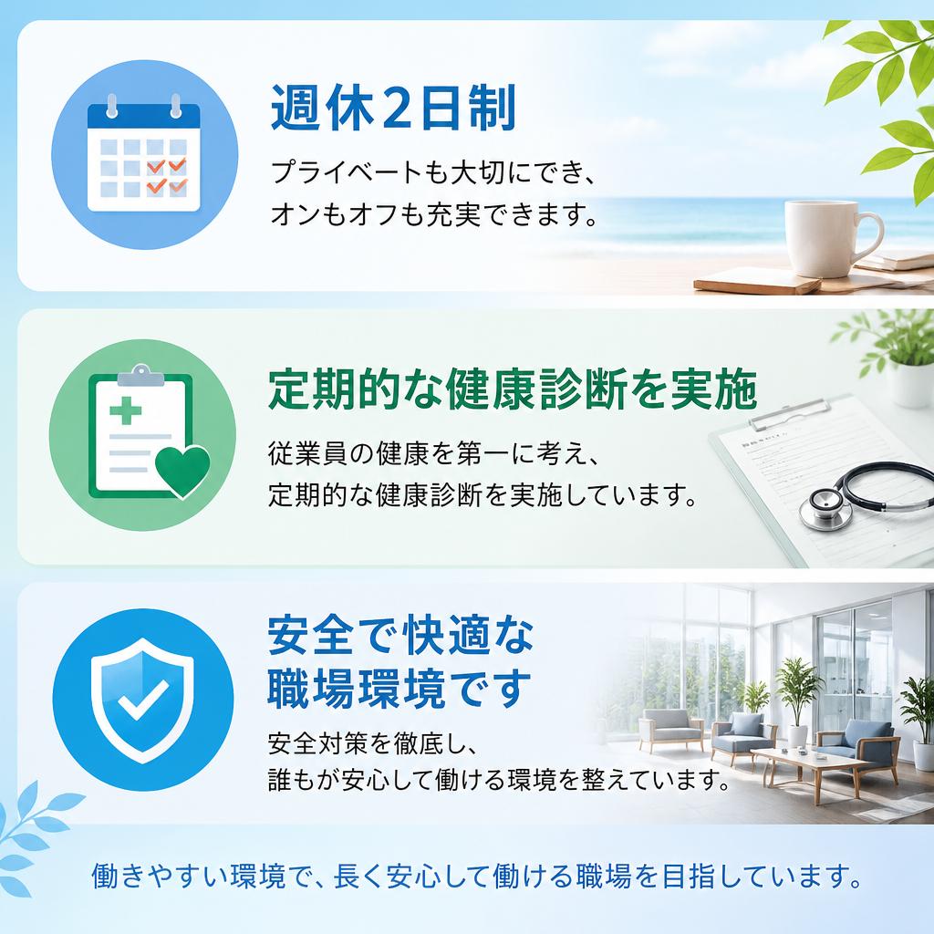 働きやすい環境