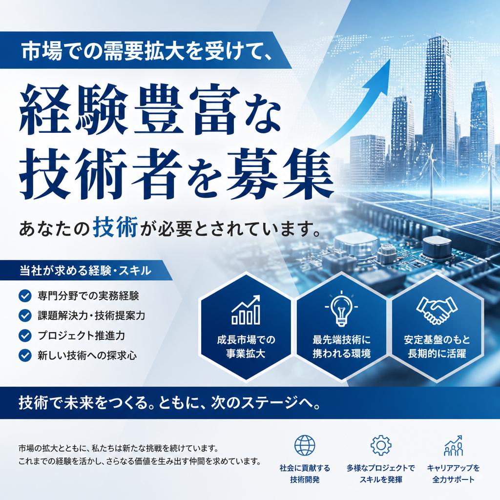 技術者募集の背景