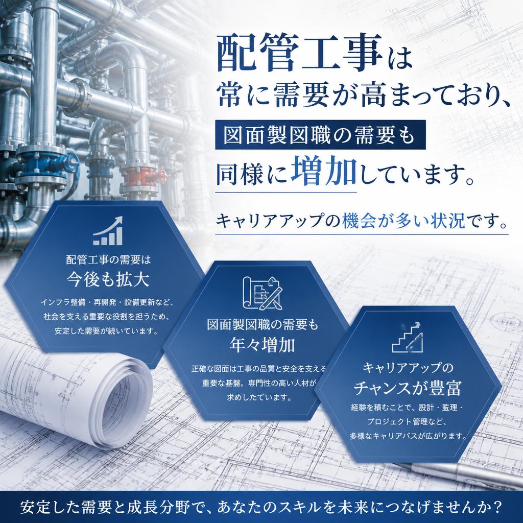 配管工事業界の需要