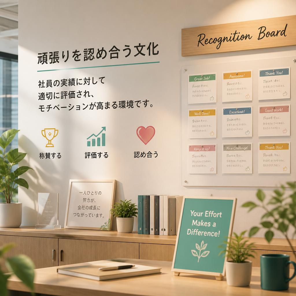 実績を評価する職場環境