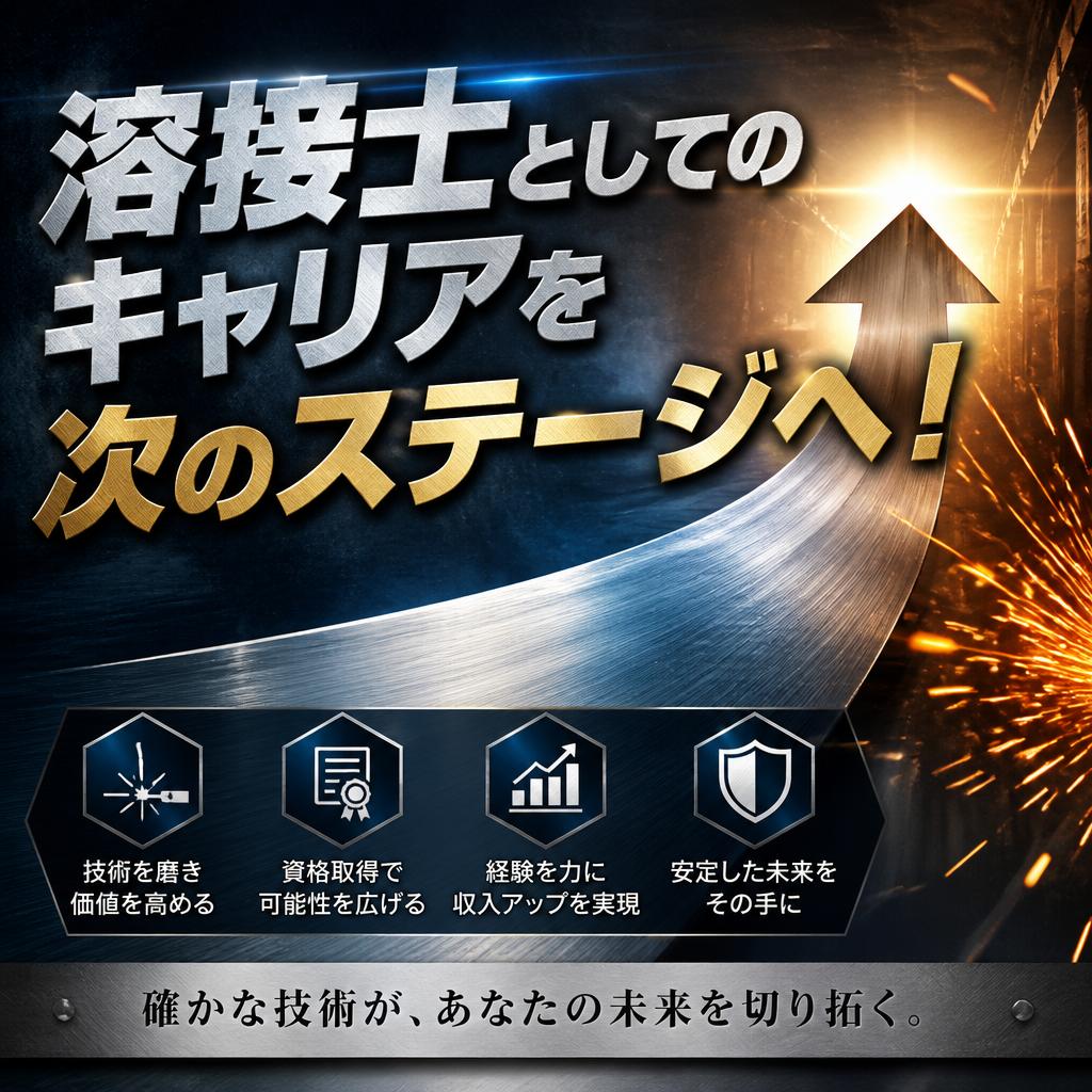 溶接士としてのキャリアを次のステージへ！